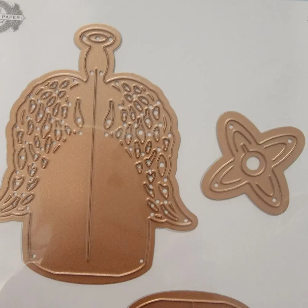 Spellbinders 3D ANGEL ORNAMENT Steel Craft Die Set of 3 #S4-961 NEW